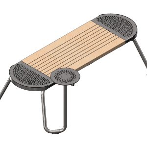 ספסל Tubes שולחן יחיד 8016002