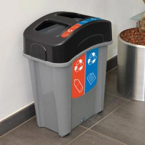 פח עם חלוקה לשני פתחי מחזור 60  &reg;Eco Nexus