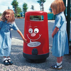 פח אשפה &trade;Topsy 2000 עם לוגו &trade;Billy Bin-it